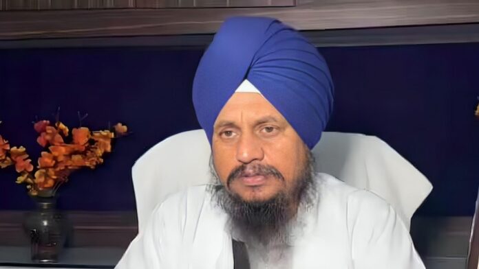 Giani Harpreet Singh as chief of SAD