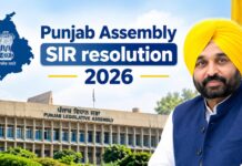 Punjab Assembly: AAP Moves Resolution Opposing SIR Deletions Punjab Assembly SIR resolution 2026